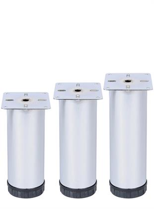 30 cm Ø 60mm Plastik Pingolu Ayarlı Metal Baza Ayağı