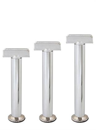 40cm Ø32mm U Geçme Ayarlı 18mm Sunta İçin Metal Baza Ayağı