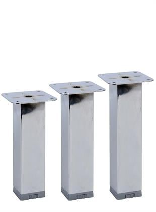 40cm 40mm x 40mm Plastik Pingolu Kare Demir Baza Ayağı