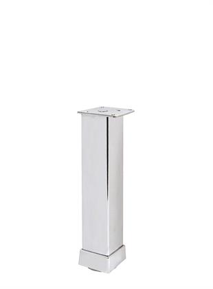 25cm 40x40mm Kare Alüminyum Düz Krom Baza Ayağı
