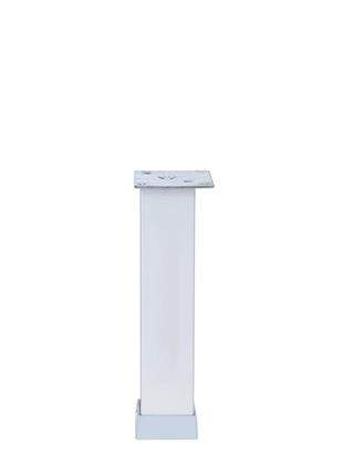 25cm 40x40mm Kare Alüminyum Düz Mat Eloksal Baza Ayağı