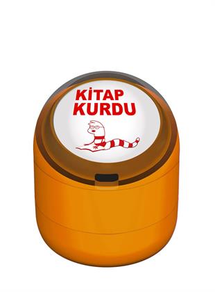 Kitap Kurdu Motivasyon Kaşesi 22mm Yuvarlak