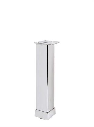 30cm 40x40mm Kare Alüminyum Düz Krom Baza Ayağı