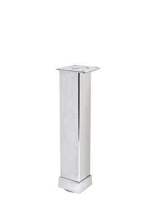 30cm 40x40mm Kare Alüminyum Düz Parlak Eloksal Baza Ayağı
