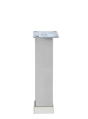 35cm 40x40mm Kare Alüminyum Düz İnoks Baza Ayağı