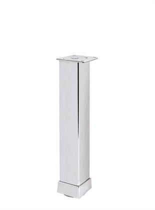 35cm 40x40mm Kare Alüminyum Düz Krom Baza Ayağı
