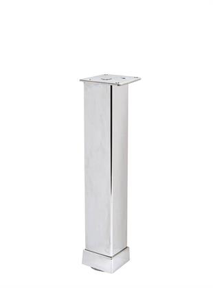 35cm 40x40mm Kare Alüminyum Düz Parlak Eloksal Baza Ayağı