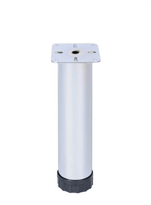 40 cm Ø 51mm Plastik Pingolu Ayarlı Metal Baza Ayağı