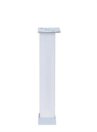 40cm 40x40mm Kare Alüminyum Düz Mat Eloksal Baza Ayağı