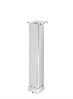 40cm 40x40mm Kare Alüminyum Düz Parlak Eloksal Baza Ayağı