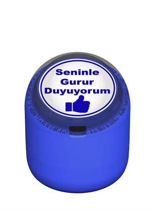 Seninle Gurur Duyuyorum Motivasyon Kaşesi 22mm Yuvarlak