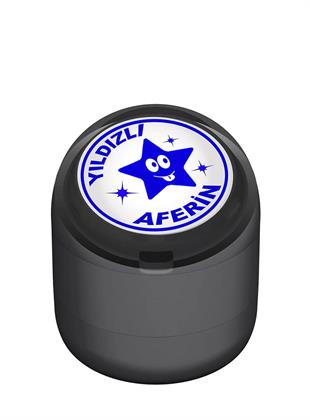 Yıldızlı Aferin Motivasyon Kaşesi 22mm Yuvarlak