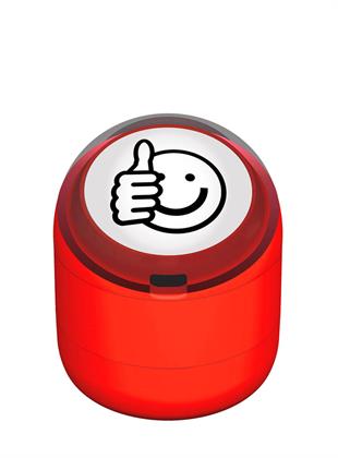 Ok Emojili Motivasyon Kaşesi 22mm Yuvarlak