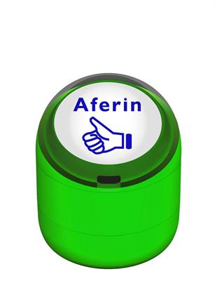 Aferin Motivasyon Flash Kaşe 22mm Yuvarlak