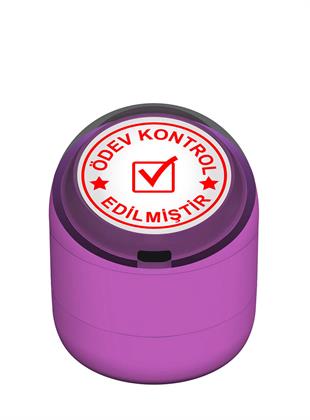 Ödev Kontrol Edilmiştir Motivasyon Kaşesi 22mm Yuvarlak