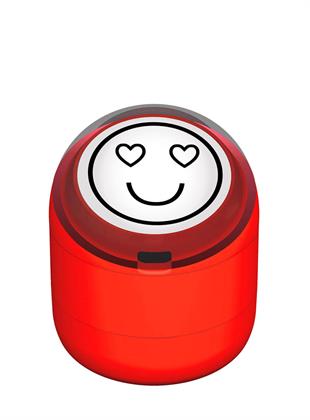 Mutlu Emojili Motivasyon Kaşesi 22mm Yuvarlak