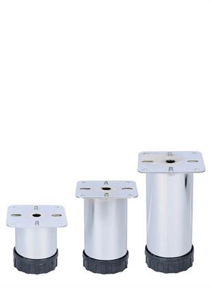 8 cm 42 Ø (Çap) Eko Plastik Pingolu Ayarlı Metal Baza Ayağı