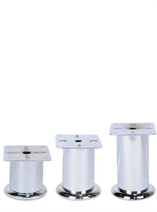 10 cm Ø 51mm Metal Pingolu Ayarlı Metal Baza Ayağı