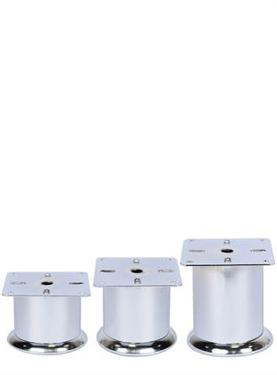 6 cm Ø 60mm Metal Pingolu Ayarlı Metal Baza Ayağı