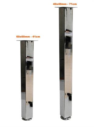 60x60mm 71cm Ahşap İçin Masa ve Sehpa Ayağı