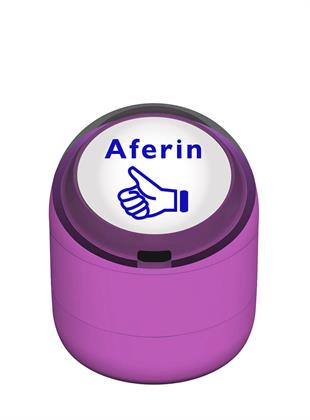 Aferin Motivasyon Flash Kaşe 22mm Yuvarlak