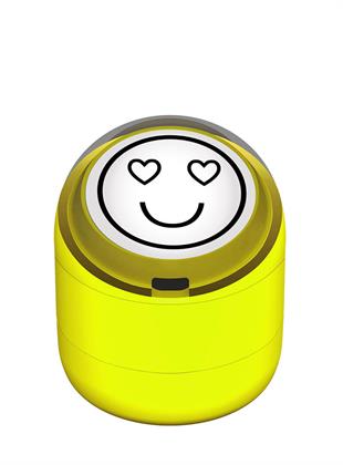 Mutlu Emojili Motivasyon Kaşesi 22mm Yuvarlak