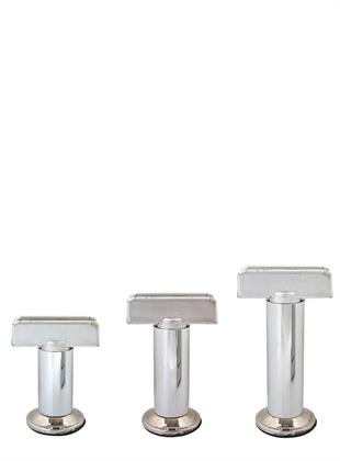 8cm Ø32mm U Geçme Ayarlı 18mm Sunta İçin Metal Baza Ayağı