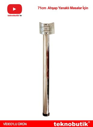 71cm Çap 51mm Perçinli Masa Ayağı