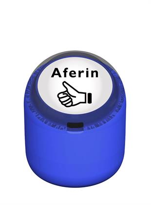 Aferin Motivasyon Flash Kaşe 22mm Yuvarlak