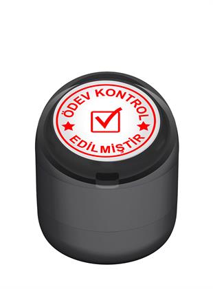 Ödev Kontrol Edilmiştir Motivasyon Kaşesi 22mm Yuvarlak