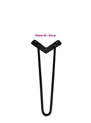 41cm 16mm Çap Ø İkili Firkete Masa Ayağı