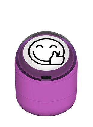 Gülen Emojili Okey Motivasyon Kaşesi 22mm Yuvarlak