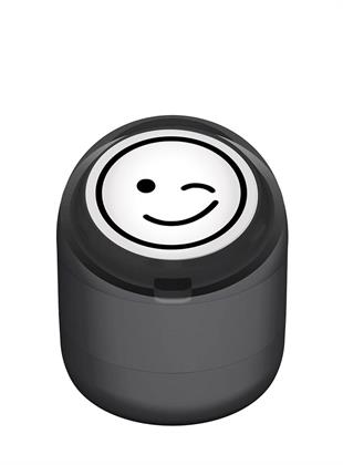 Göz Kırpan Gülen Emoji Motivasyon Kaşesi 22mm Yuvarlak