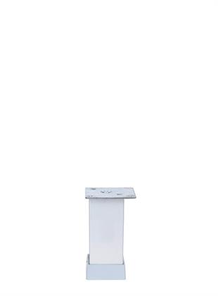 8 cm 40x40mm Kare Alüminyum Düz Mat Eloksal Baza Ayağı