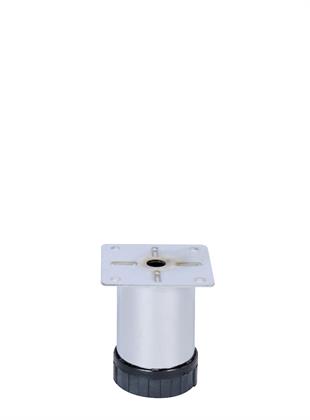 8 cm Ø51mm Plastik Pingolu Ayarlı Metal Baza Ayağı