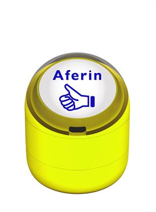 Aferin Motivasyon Flash Kaşe 22mm Yuvarlak