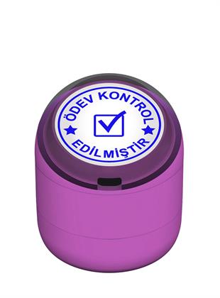 Ödev Kontrol Edilmiştir Motivasyon Kaşesi 22mm Yuvarlak