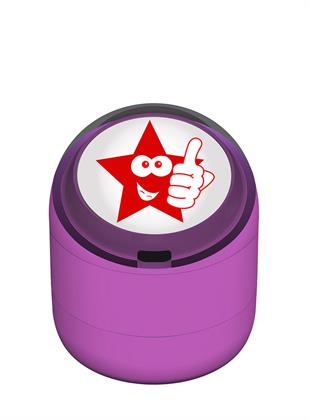 Okey Diyen Şakacı Yıldız Motivasyon Kaşesi 22mm Yuvarlak