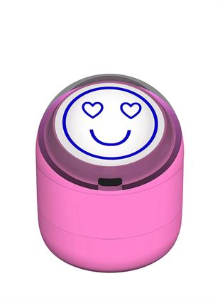 Mutlu Emojili Motivasyon Kaşesi 22mm Yuvarlak