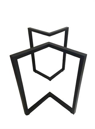 71cm 60mm x 40mm Köşe Model Kütük Masa Ayağı
