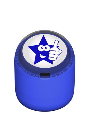 Okey Diyen Şakacı Yıldız Motivasyon Kaşesi 22mm Yuvarlak