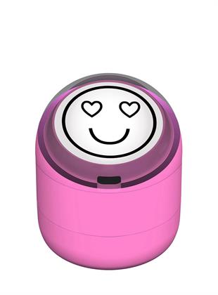 Mutlu Emojili Motivasyon Kaşesi 22mm Yuvarlak