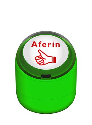 Aferin Motivasyon Flash Kaşe 22mm Yuvarlak