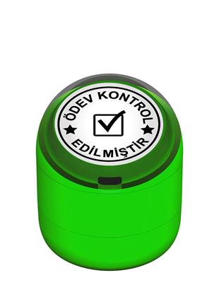 Ödev Kontrol Edilmiştir Motivasyon Kaşesi 22mm Yuvarlak