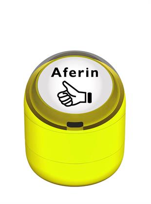 Aferin Motivasyon Flash Kaşe 22mm Yuvarlak