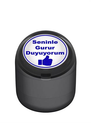 Seninle Gurur Duyuyorum Motivasyon Kaşesi 22mm Yuvarlak