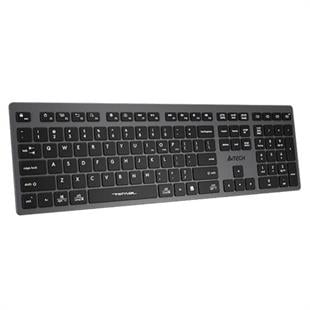 A4 Tech FBX50C Gri Bluetooth+2.4G FN-MM-Şarjlı Klavye