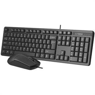A4 Tech KR-3330 Q Klavye Mouse Set MM Siyah