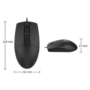 A4 Tech OP-330 Mouse V-Track USB Siyah