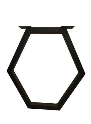 71cm 60mm x 40mm Altıgen Model Kütük Masa Ayağı
